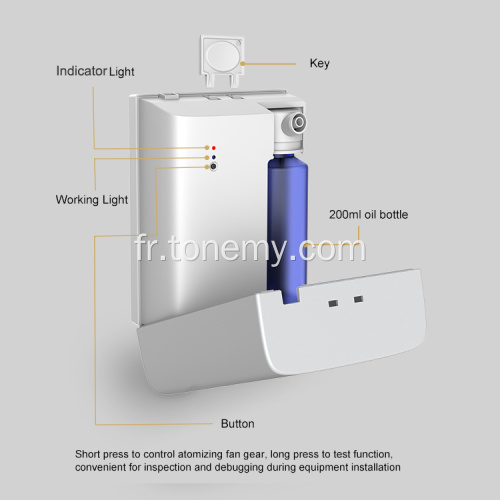 Dispecteur d&#39;aérosol à LED numérique automatique Dispensateur nouveau distributeur aérosol mural pour les toilettes de salle de bain du bureau à domicile